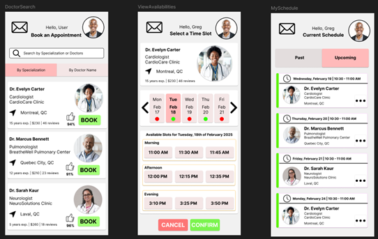 Appointment Scheduling and Management Frames